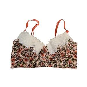 By Eloise Floral Underwire Bra from Anthropologie Womens 34B
